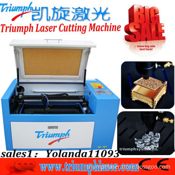 Used&Mini 500*300mm Fabric/Acrylic/Paper/Plywood Laser Cutting &Engraving Machine with Sealed CO2 Tube